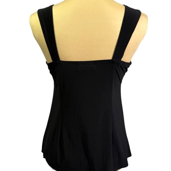 VTG Y2K Dressbarn Embellished Tank Top Sz M P Fairy‎ Whimsigoth Going Out USA - Picture 3 of 10